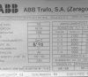Trafo Seco 20KV - 700 KVA – 690-398 V (549) -01